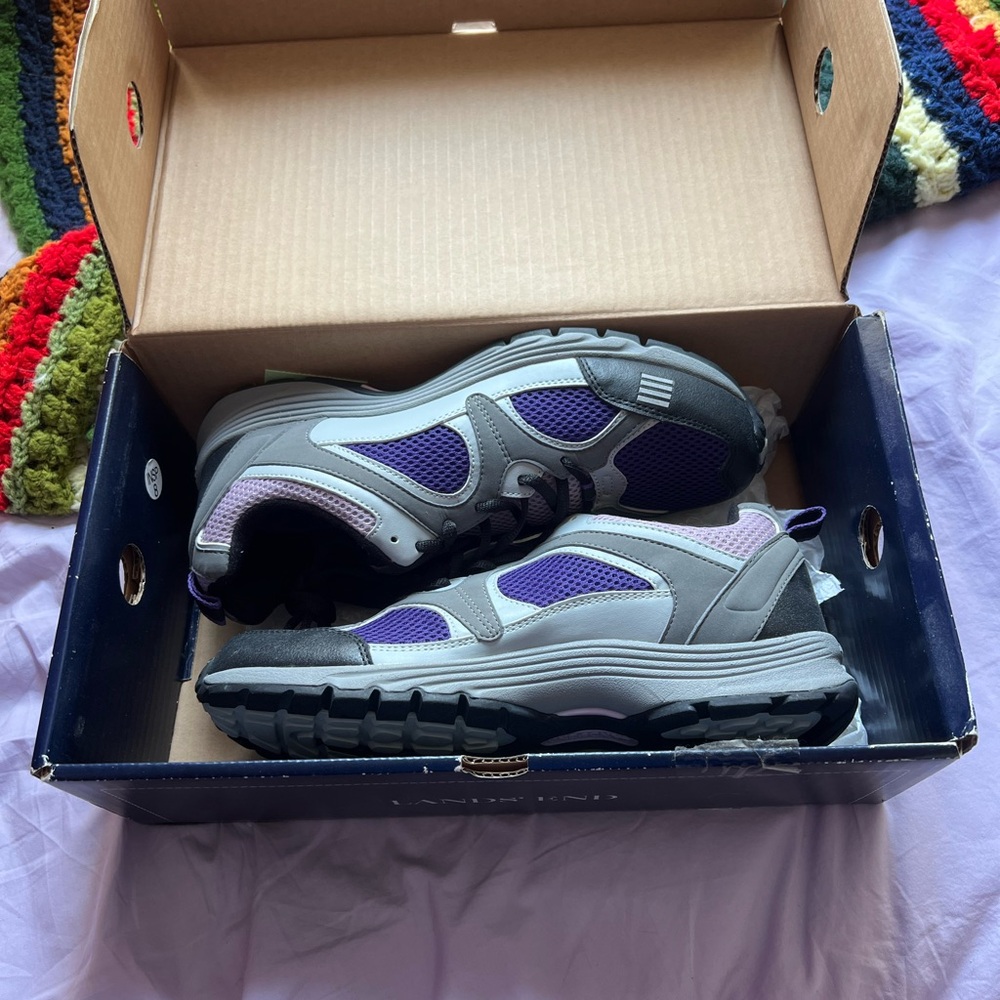 Lands' End Magenta Plum Trail Runners